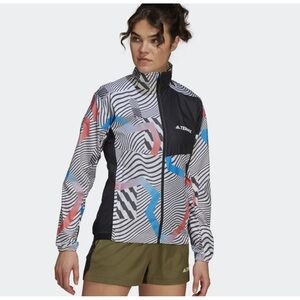 Adidas terrex trail running wind jacket, xs